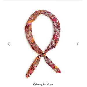Echo New York 100% Silk Twill Colorful Paisley Scarf Bandana NWT MSRP $49